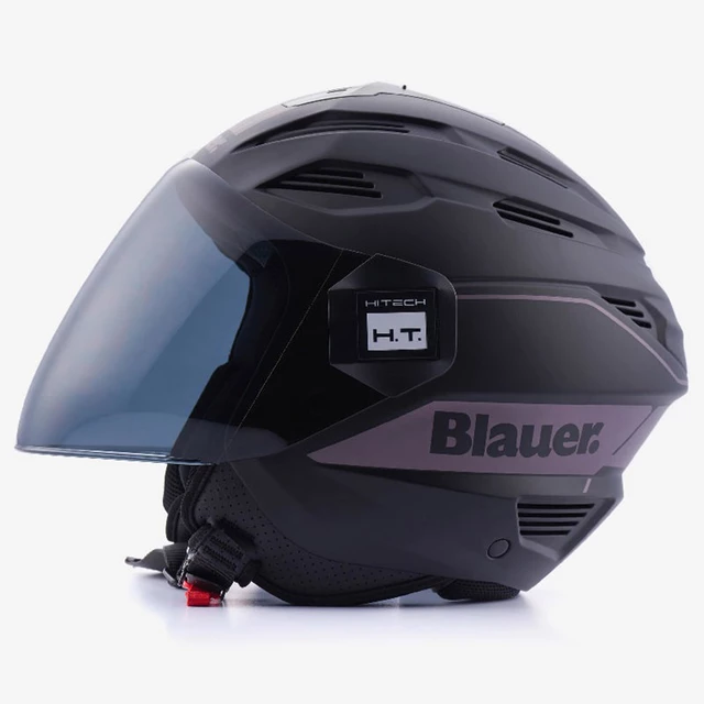 Moto prilba Blauer Brat Black/Grey