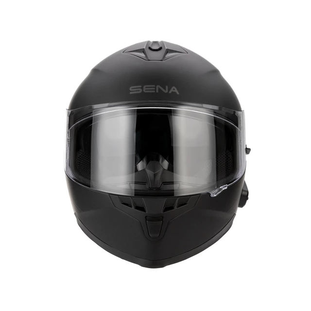 Motorcycle Helmet SENA Outride w/ Integrated Headset Matte Black - Matte Black