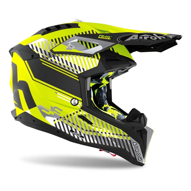 Motorcycle Helmet Airoh Aviator 3.0 Wave Matte Yellow 2022