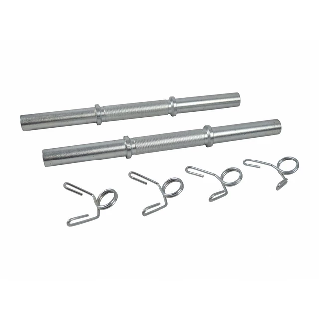 Jednoruční nakládací činkový set KAWMET 2x10 kg - 2.jakost