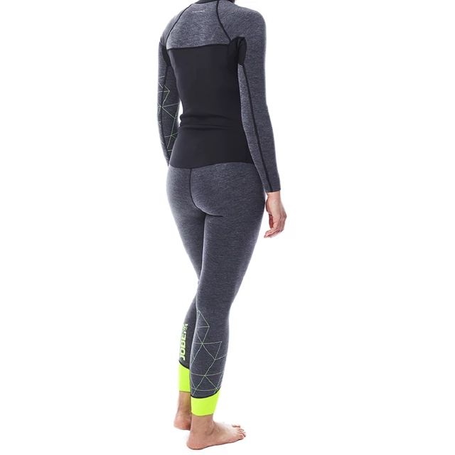 Damskie dwustronne neoprenowe legginsy Jobe Reversible 2w1 - Szaro-zielony