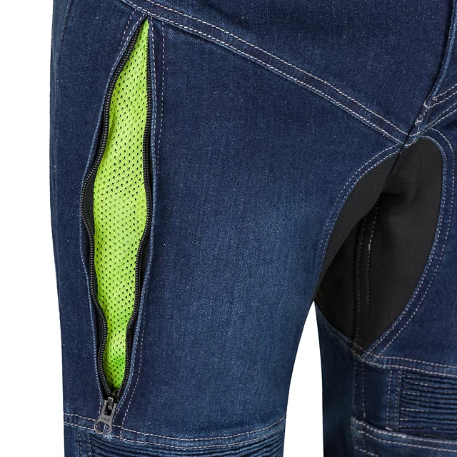 Pánské moto jeansy W-TEC Biterillo Evo - černá