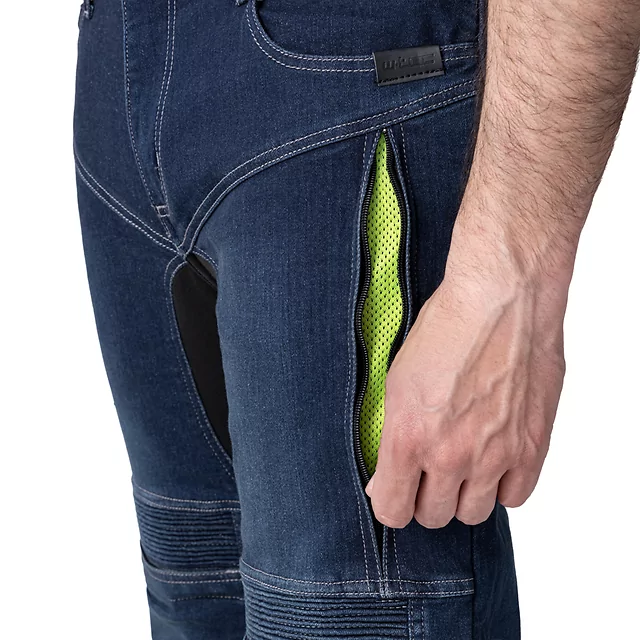 Pánské moto jeansy W-TEC Biterillo Evo - černá