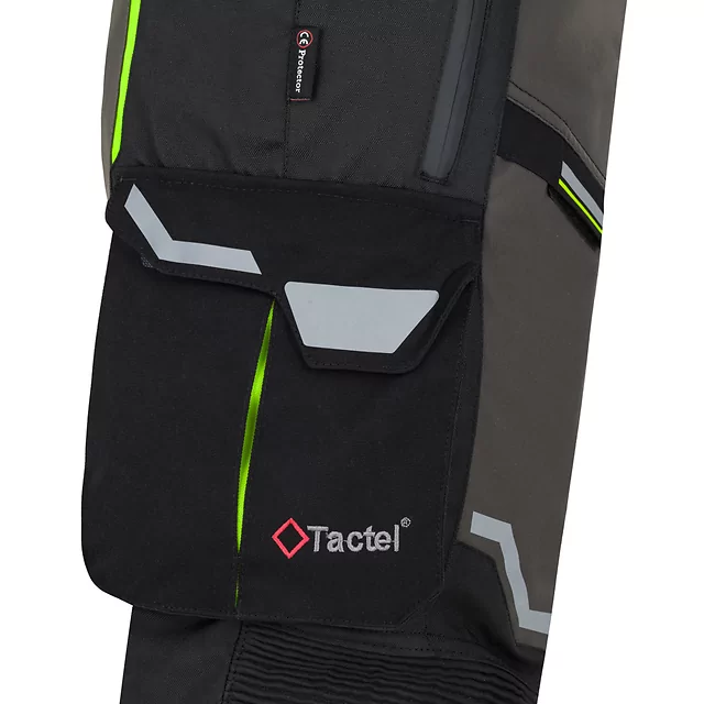 Moto kalhoty W-TEC Daimick - černo-šedá