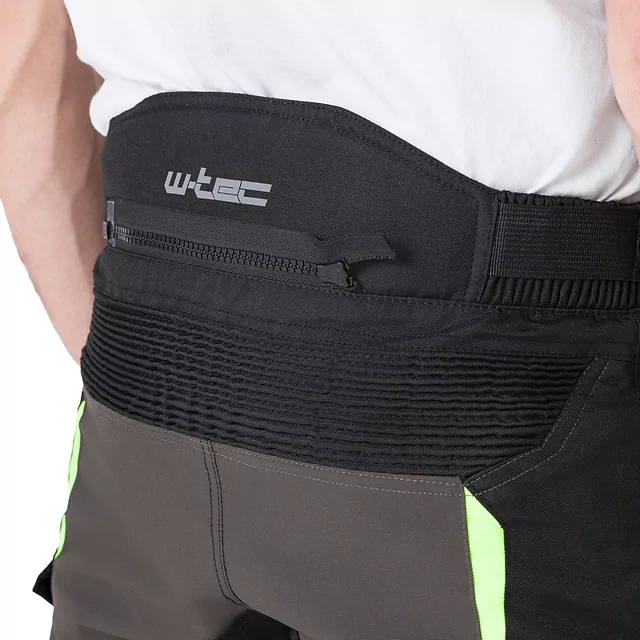 Moto kalhoty W-TEC Daimick - černo-šedá