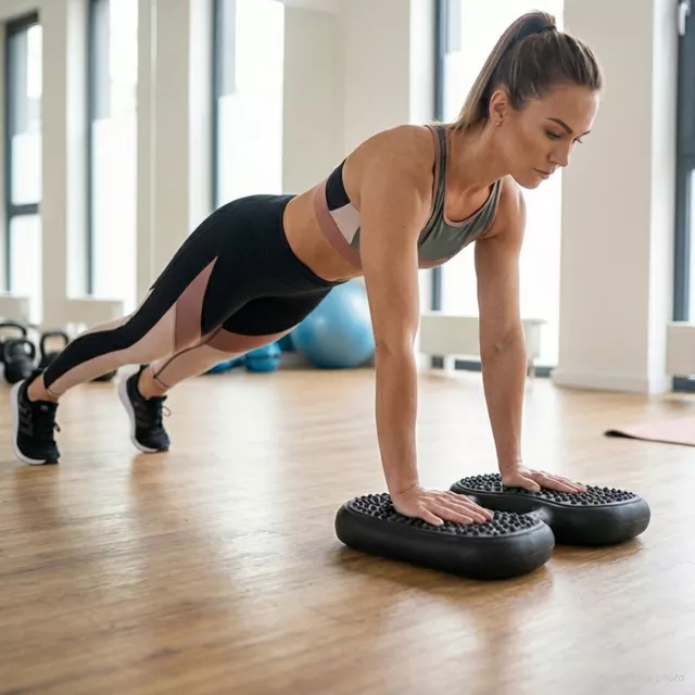 Balanční masážní podložka inSPORTline Balaxor - mocha mousse