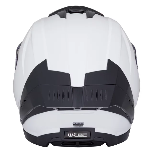 Moto přilba W-TEC Voltik - bílá lesk