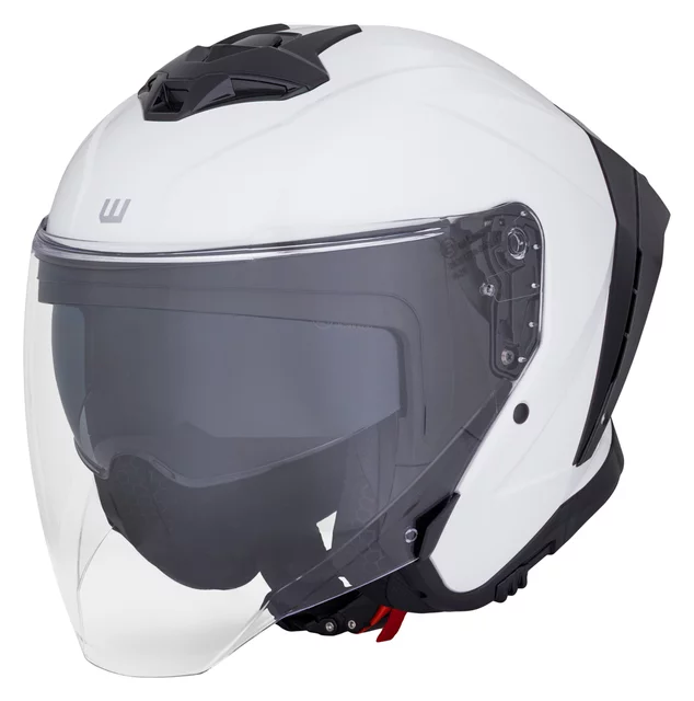 Moto přilba W-TEC Voltik - bílá lesk - bílá lesk
