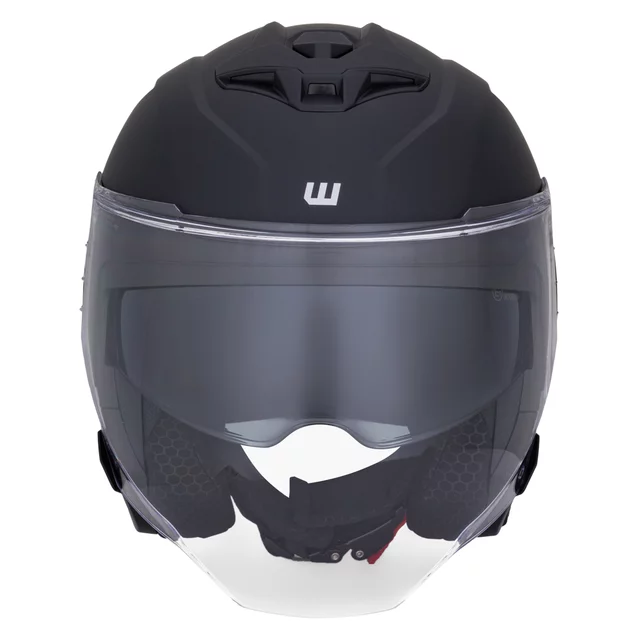 Moto přilba W-TEC Voltik - bílá lesk