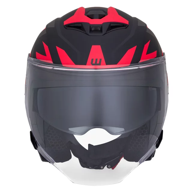 Moto přilba W-TEC Voltik Graphic - Red