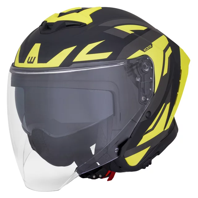 Moto přilba W-TEC Voltik Graphic - Red - Yellow