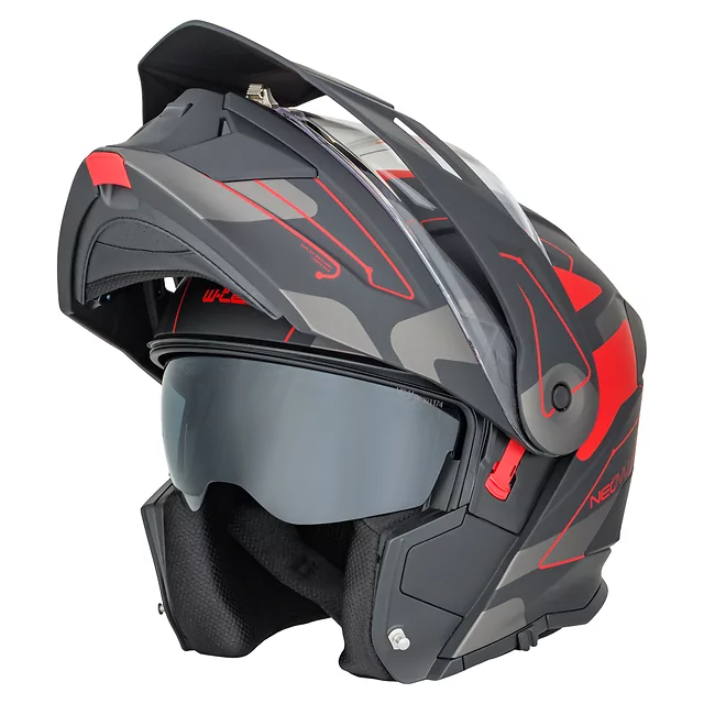Výklopná moto přilba 3v1 W-TEC Neovu Graphic