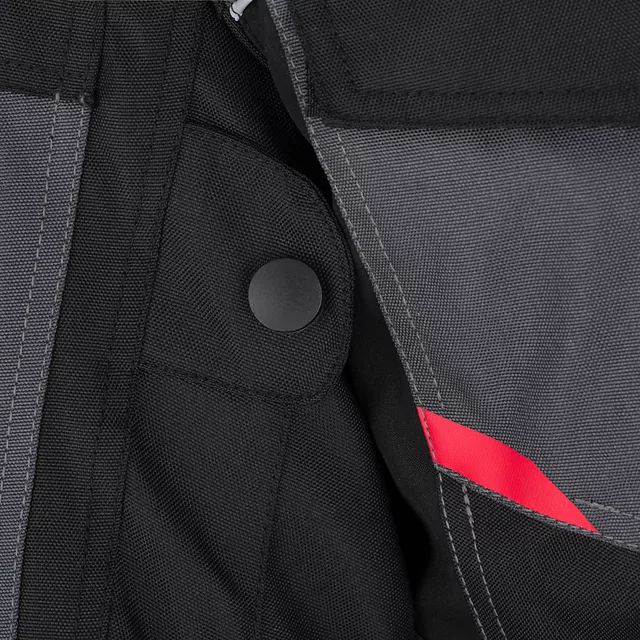 Dámská moto bunda W-TEC Radana - černo-šedo-červená