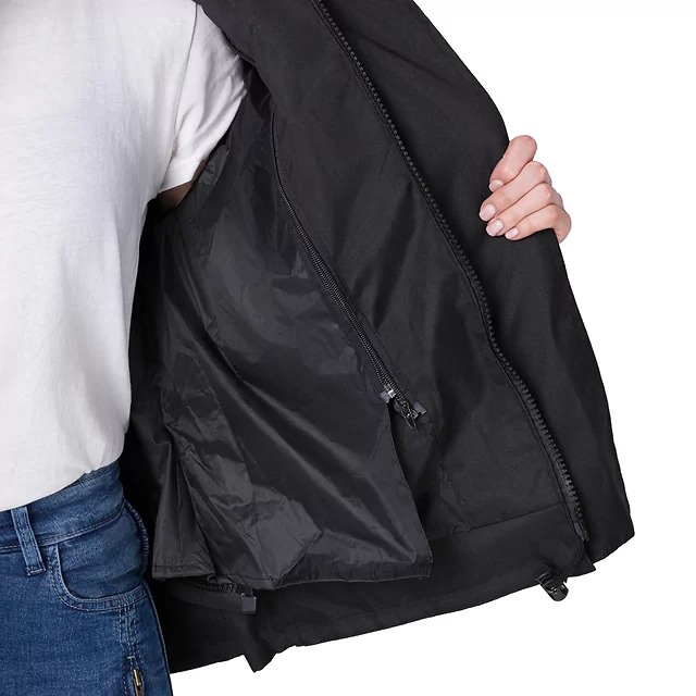 Dámská moto bunda W-TEC Radana - černo-šedo-červená