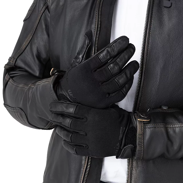 Moto rukavice W-TEC Struge - černá