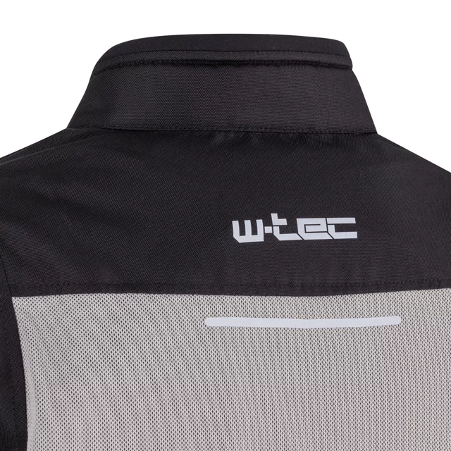 Letní dámská moto bunda W-TEC Mirelia - černo-šedo-růžová