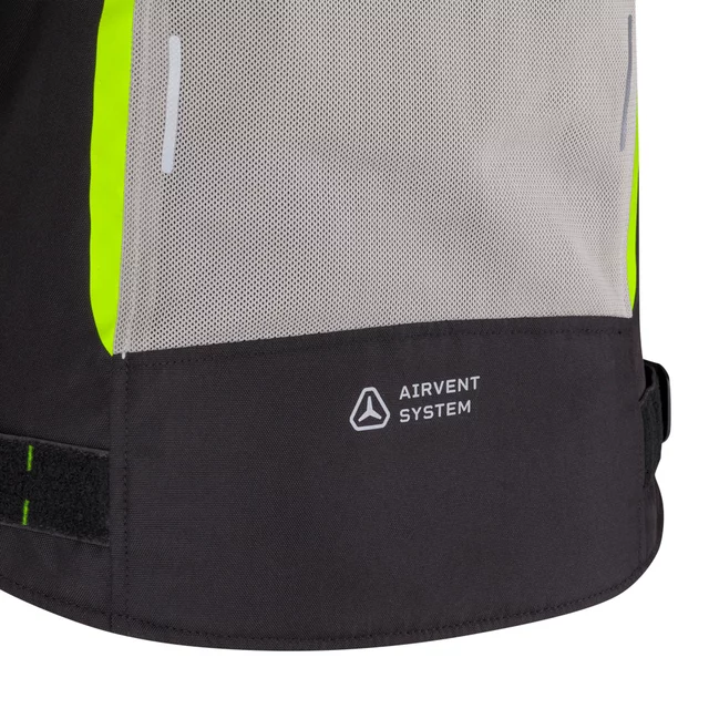Letní dámská moto bunda W-TEC Mirelia - černo-šedo-růžová