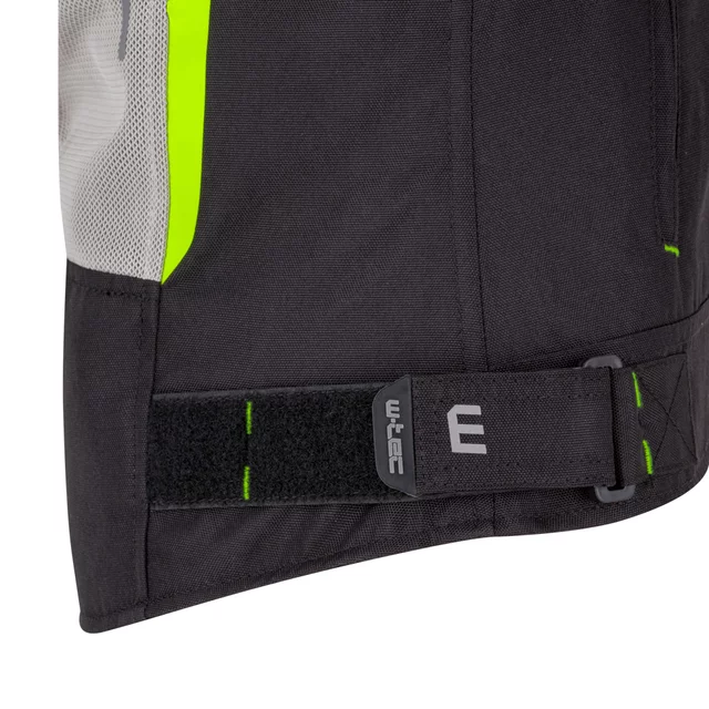 Letní dámská moto bunda W-TEC Mirelia - černo-šedo-růžová