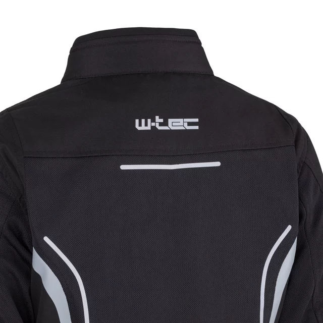 Letní dámská moto bunda W-TEC Mirelia - černo-šedo-růžová