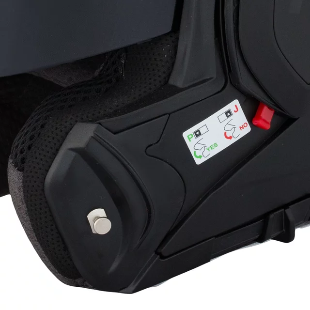 Překlopná moto přilba W-TEC Sabron P/J - White