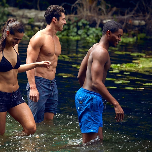 Pánske kúpacie kraťasy Jobe Swimshorts 8001 - šedá