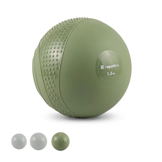 Mini medicinbaly inSPORTline Sendelar 10,5-12 cm / 0,5-1,5 kg