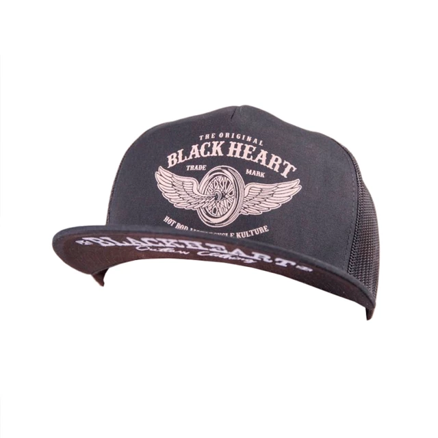 Czapka z daszkiem BLACK HEART Wings Trucker - Czarny - Czarny