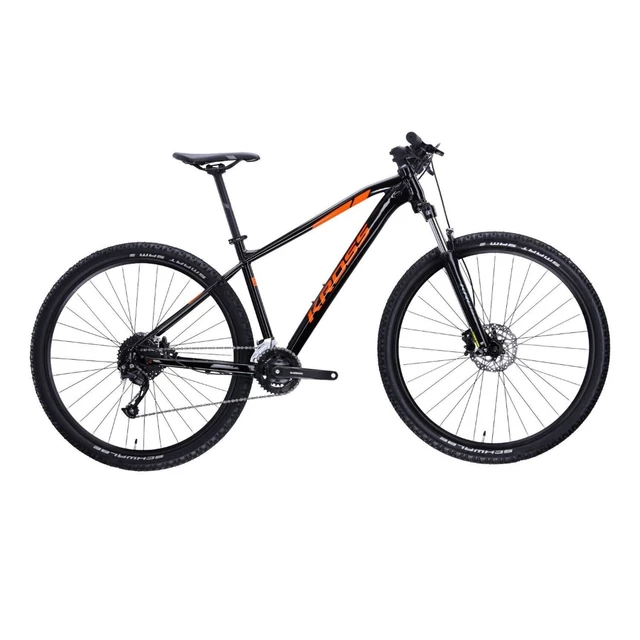 Horský bicykel Kross Level 1.0 PW GL 29" Gen 005 - červená/čierna - čierna/oranžová