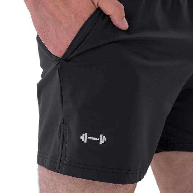 Men’s Activewear Shorts Nebbia “Airy” 317 - Black