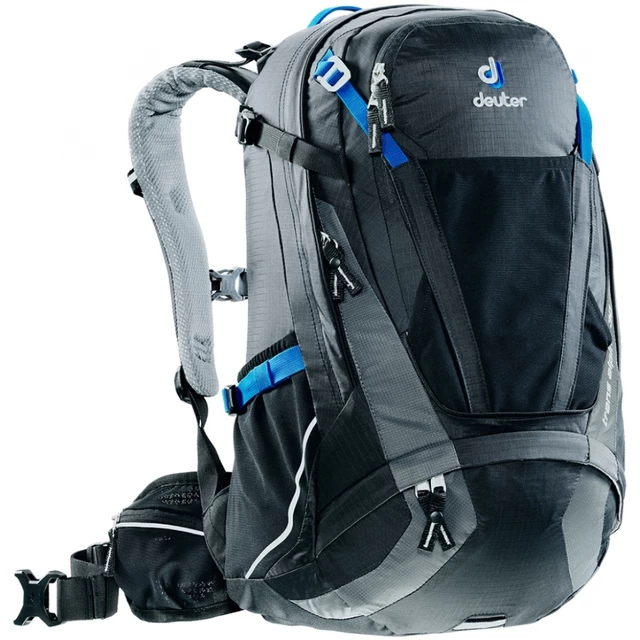 Cyklistický batoh DEUTER Trans Alpine 30 - červená - šedá