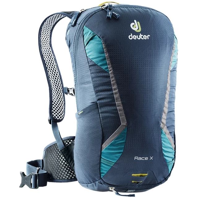 DEUTER Race X Fahrradrucksack - cranberry-maron - navy-denim