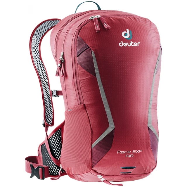 Cycling Backpack DEUTER Race EXP Air - Black - Cranberry-Maron