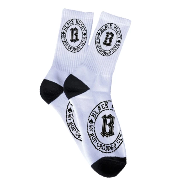 Ponožky BLACK HEART 13 Socks - bílá