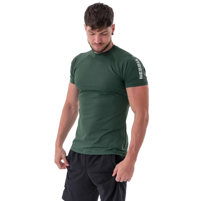 Men’s Sports T-Shirt Nebbia “Essentials” 326 - Red - Dark Green