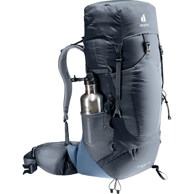 Turistický batoh Deuter Aircontact Lite 40 + 10 - black-marine
