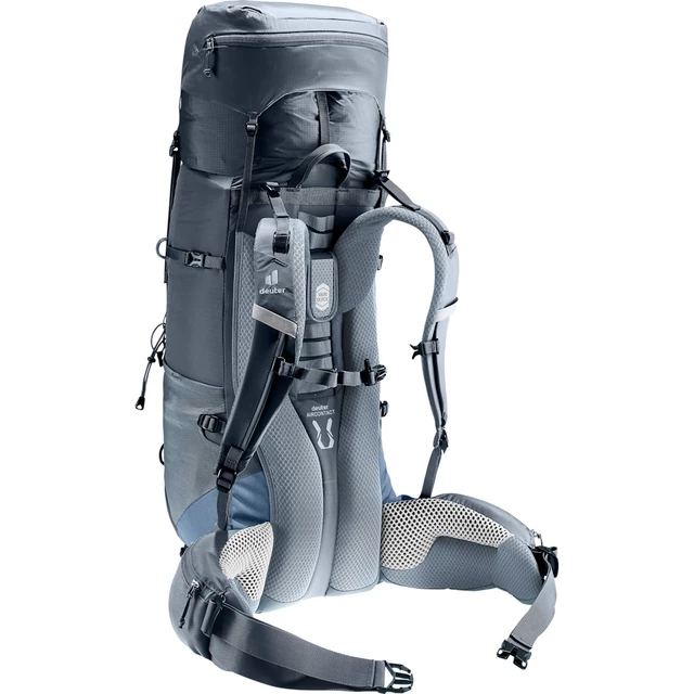 Turistický batoh Deuter Aircontact Lite 40 + 10 - black-marine