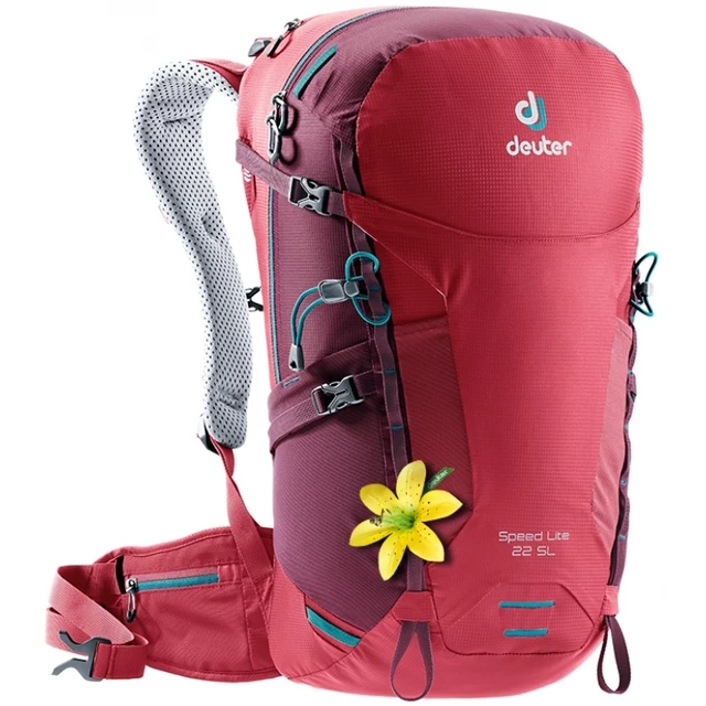 Túrahátizsák DEUTER Speed Lite 22 SL - cardinal-maron