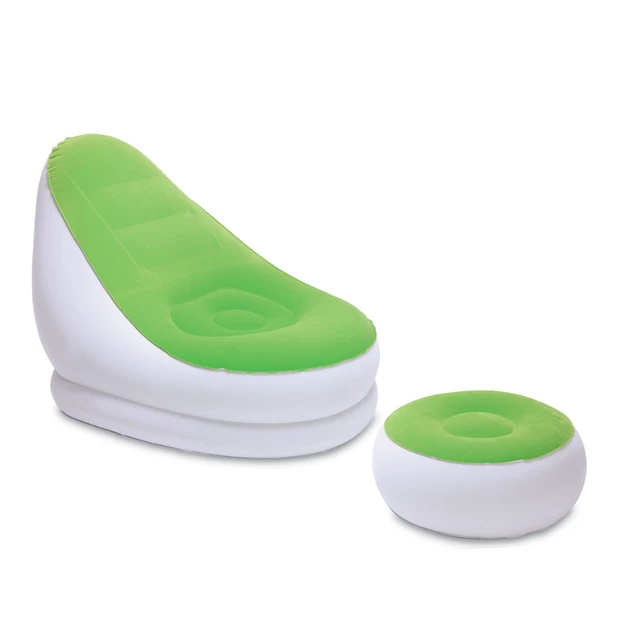 Felfújható fotel Bestway Comfort Crusier Air Chair - narancssárga - zöld