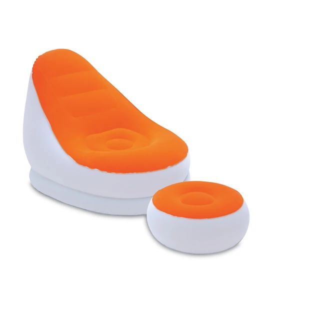 Inflatable Chair Bestway Comfort Cruiser Air Chair - Grey - Orange