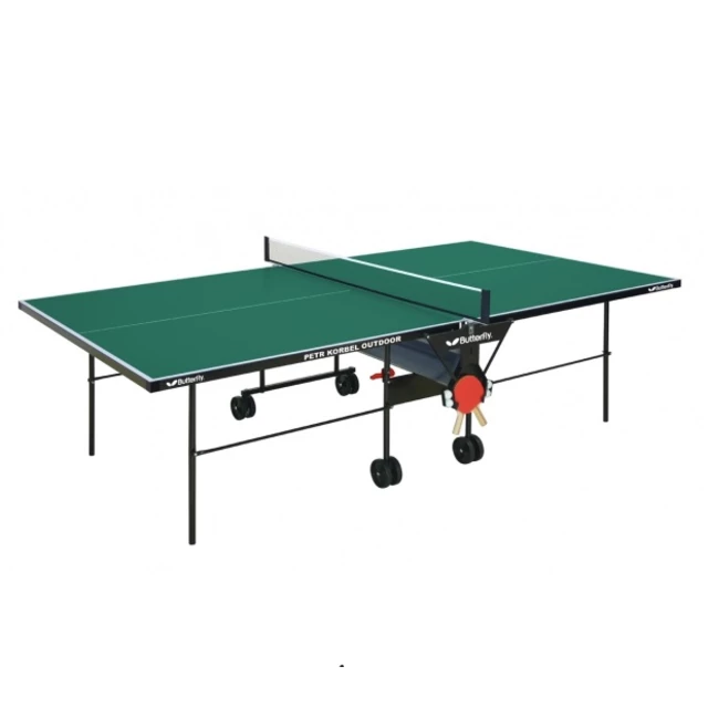 Table tennis table Butterfly Petr Korbel Outdoor - Green - Green