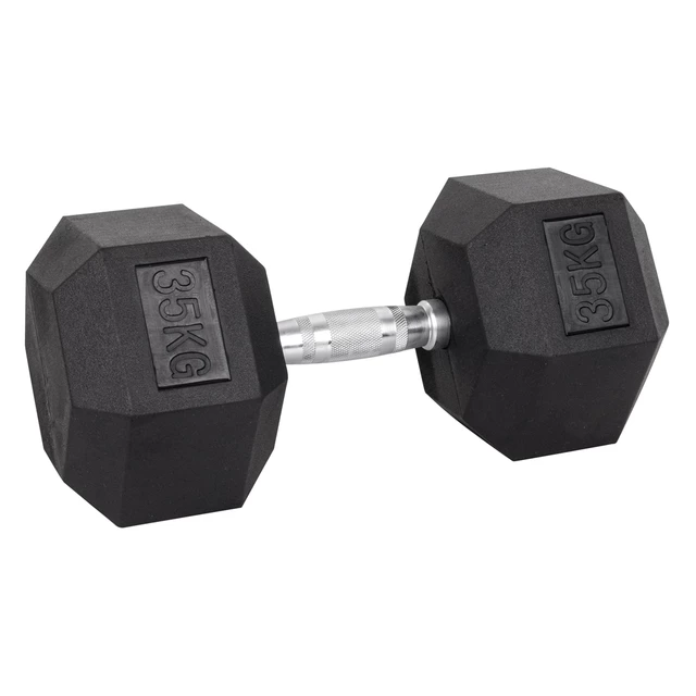 Hex Dumbbell inSPORTline Hexsteel 35 kg