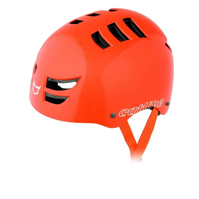 Der Fahrradhelm CATLIKE 360° - grün - orange