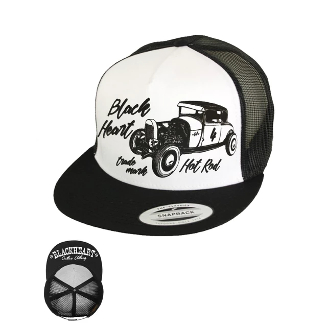 Kšiltovka BLACK HEART Coupe 32 Trucker - bílá