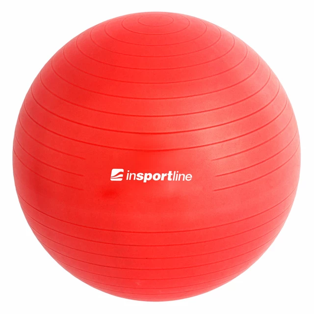Gymnastický míč inSPORTline Top Ball 55 cm - červená - červená