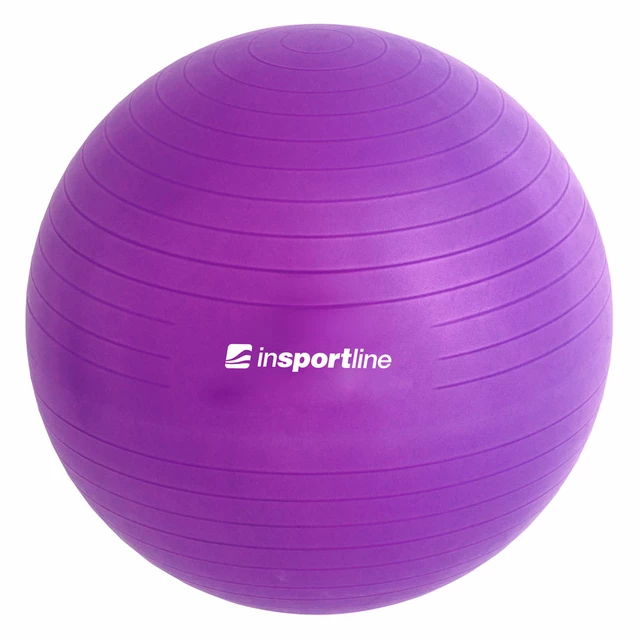Gymnastický míč inSPORTline Top Ball 55 cm - fialová - fialová