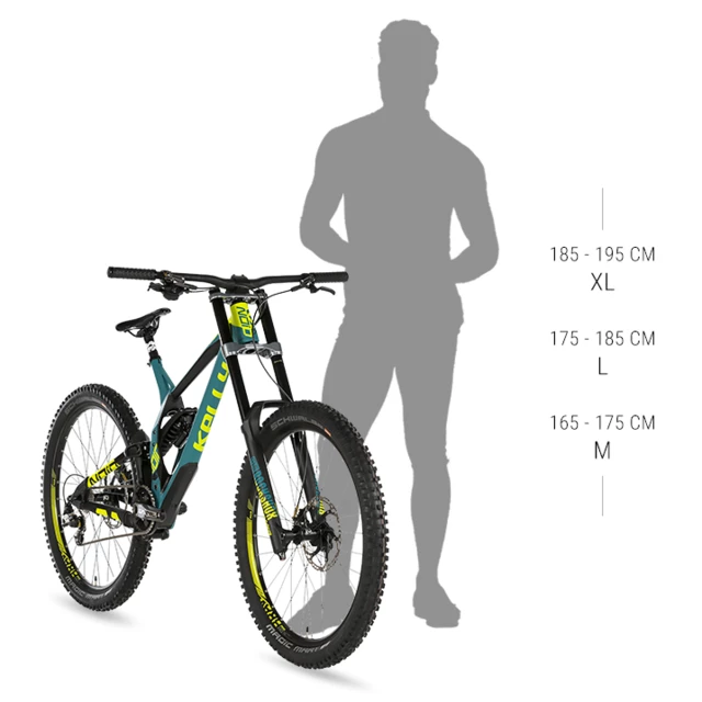 Celoodpružený bicykel KELLYS NOID 90 27,5" - model 2019 - M (15", L 546 mm)