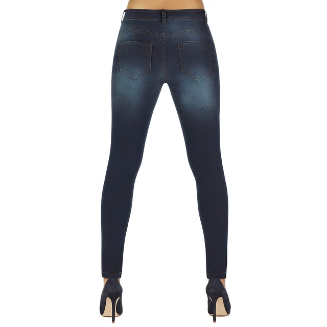 Legginsy damskie modelujące BAS BLEU Timea - Ciemny niebieski