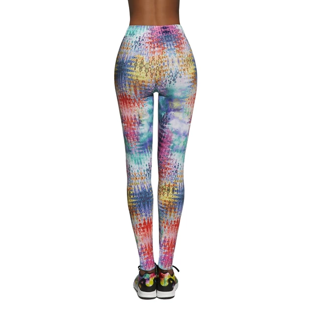 Women’s Sports Leggings BAS BLACK Tessera 90 - Multicolour