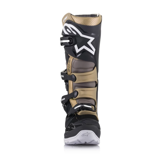 Motorcycle Boots Alpinestars Tech 7 Enduro Drystar Black/Gray/Gold 2022 - Black/Grey/Gold