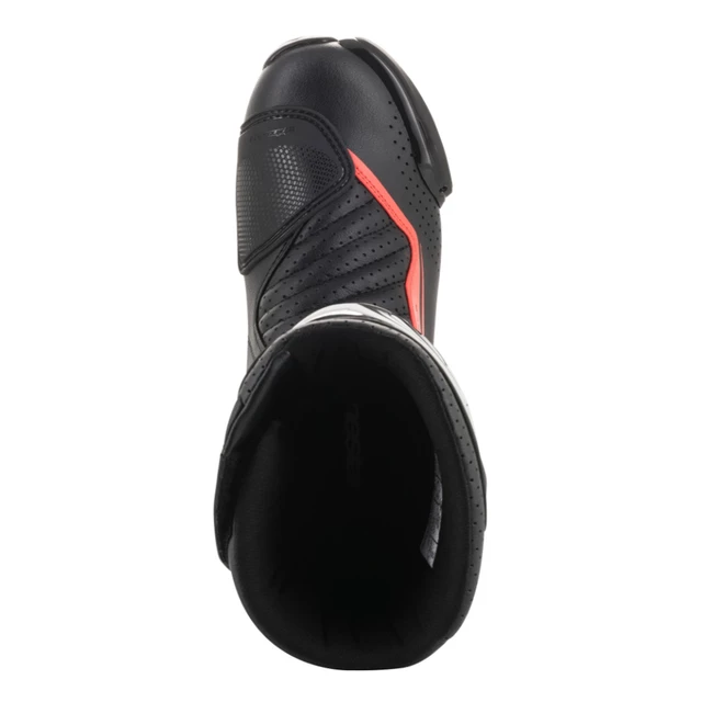 Dámske moto topánky Alpinestars S-MX 6 čierna/šedá/červená fluo - čierna/šedá/červená fluo